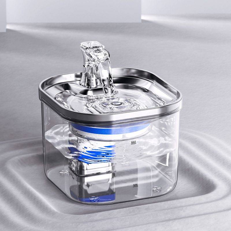 Stainless Steel Pet Water Fountain (2 L)